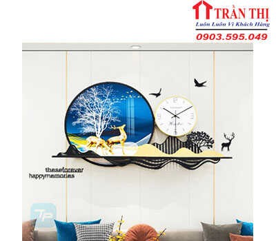ĐỒNG HỒ TRANG TRÍ CẢNH VẬT TG17 - TP
