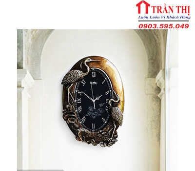 Đồng Hồ Treo Tường Đôi Chim Hạc - TP