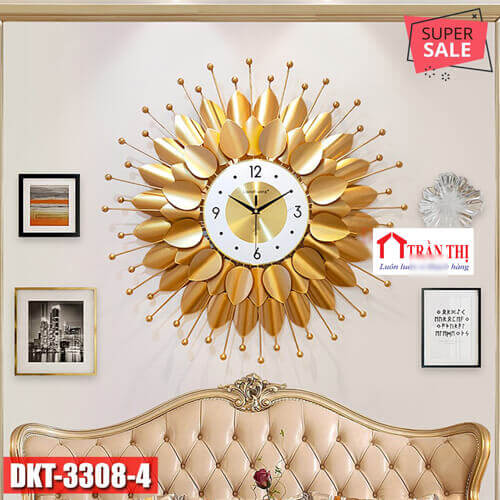 Đồng Hồ Trang Trí Hoa Nghệ Thuật H5 - TP