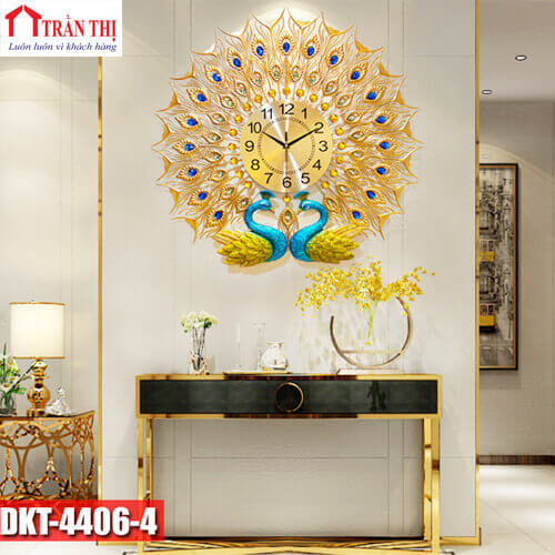 Đồng Hồ Treo Tường Chim Công Đôi DHCC-35-TP