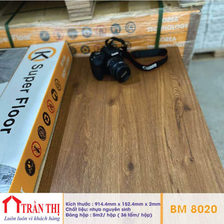 Sàn nhựa bóc dán S8020