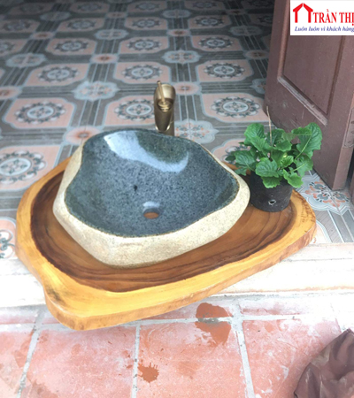 Lavabo Đá Cuội AD012