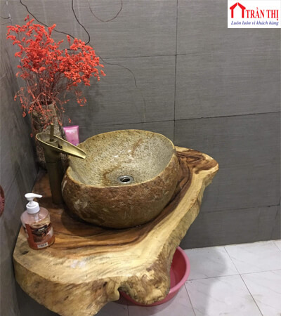 Lavabo Đá Cuội AD003