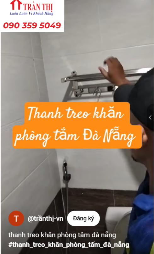 Mẫu thanh treo khăn Đà Nẵng