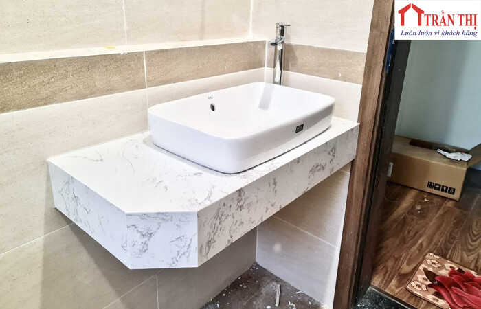 Bàn Đá Lavabo Theo Kích Thước Yêu Cầu