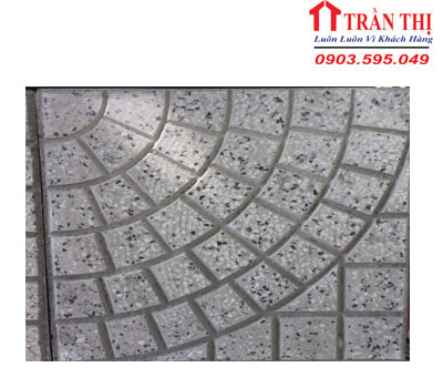 Gạch Rẽ Quạt Màu Ghi: 40×40