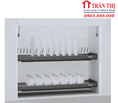 Giá Bát Cố Định Nan Oval inox 304 _GO304-H160- TG
