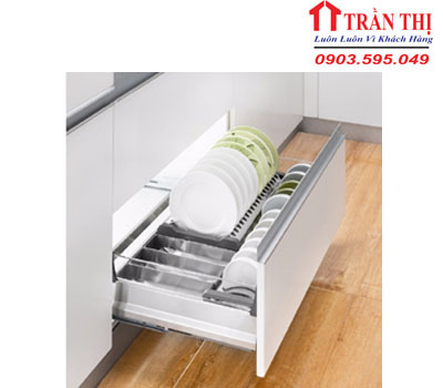 Giá Bát Đĩa Hộp 2 Lớp Đáy - GH-61-TG