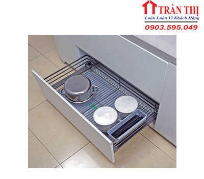 Kệ Đựng Xoong Nồi Đa Năng Hợp Kim Sơn Nano -TG
