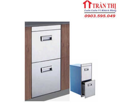 Thùng Gạo Gương 2 Ngăn Dạng Ngăn Kéo -TG