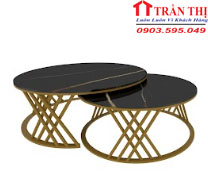 Bàn Sofa đôi MS06 - VH ( Bàn lớn: 0,8x0,54 - Bàn nhỏ: 0,6x0,47 )
