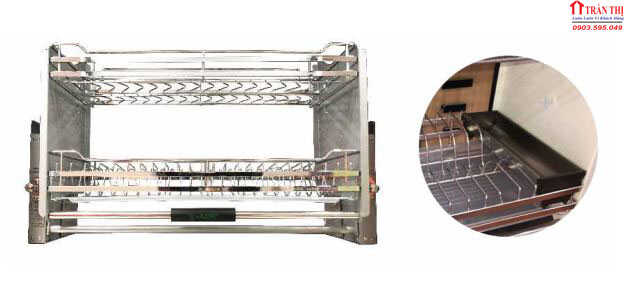 Giá bát đĩa di động inox 304 - DC
