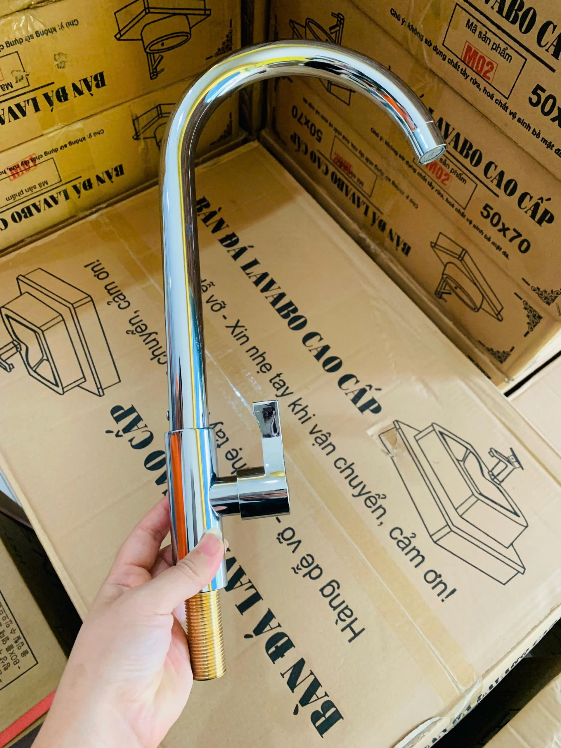 Vòi chén lạnh 502 inox 304