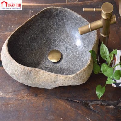 Lavabo đá tự nhiên 41x40 - MS003