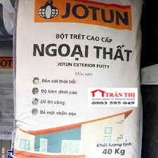 Bột Trét Jotun Ngoại Thất - Bao 40kg( màu xám)