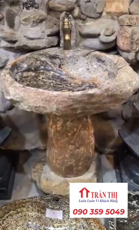 Mẫu lavabo đá cuội tự nhiên TP Hồ Chí Minh