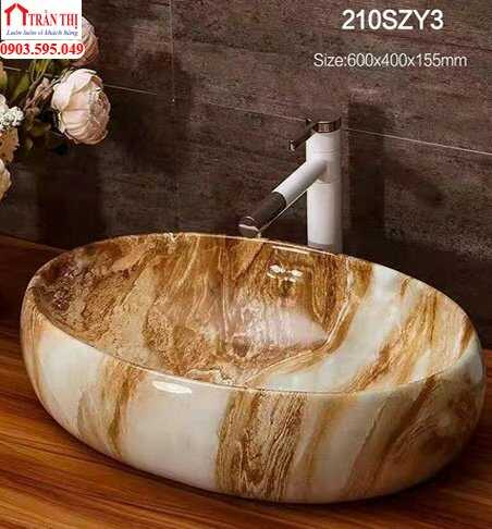Lavabo Sứ Vấn Đá 2103