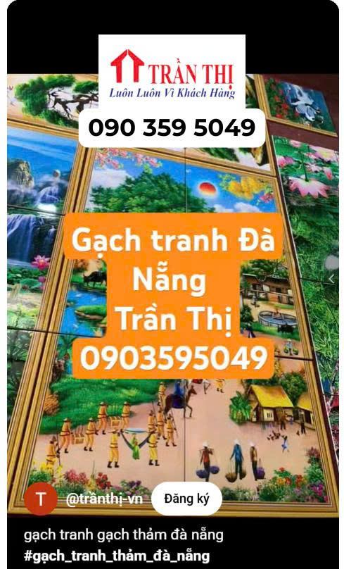 Mẫu gạch Tranh Trang trí Hà Nội