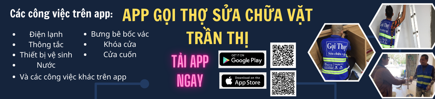 app goi sửa chữa vặt Trần Thị Hà Nội