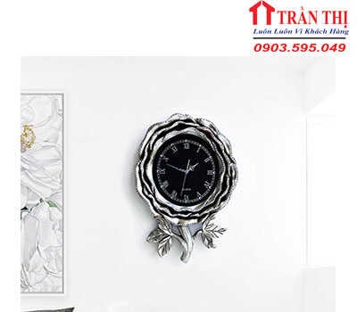 Đồng Hồ Kiểu Dáng Châu Âu Hình Hoa Hồng - TP