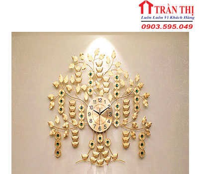 Đồng Hồ Treo Tường Cây Tài Lộc - TP