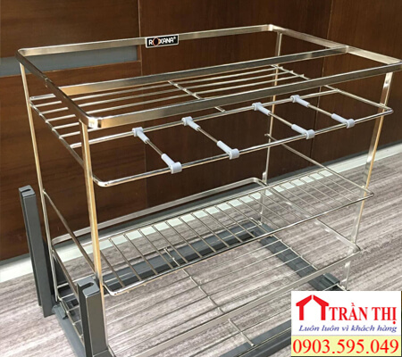 Kệ Gia Vị Gắn Cánh Tủ Dưới