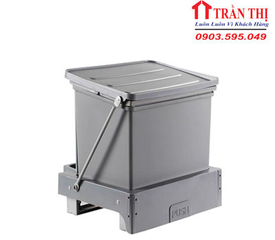 Thùng Rác Gắn Cánh Thông Minh 1 Khoang, Nhấn Mở Tự Động GR-10P-TG