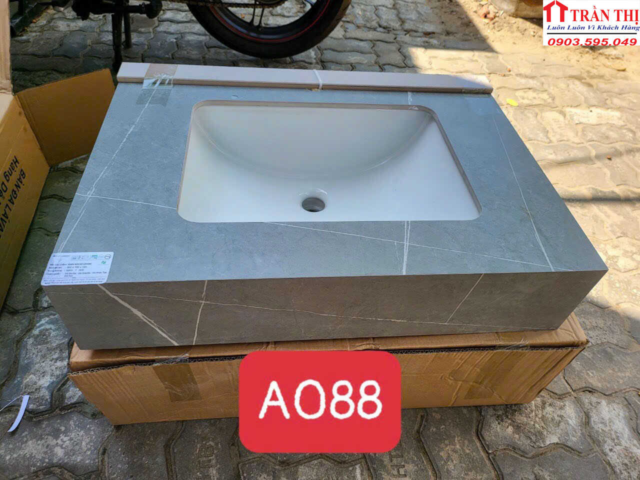 Kệ Bàn Đá Lavabo A088 (50x70) - NT