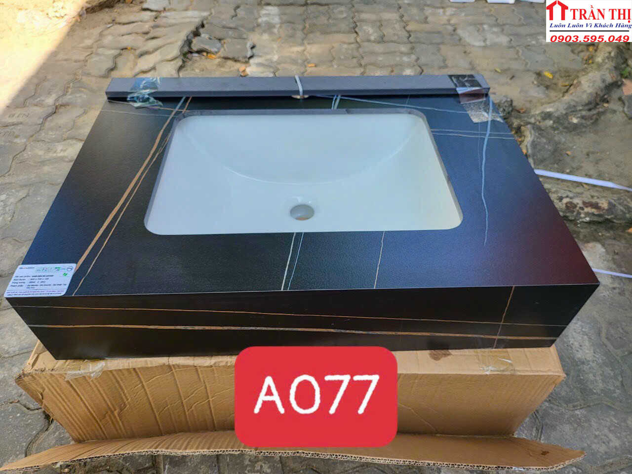 Kệ Bàn Đá Lavabo A077 ( 50x70 ) - NT