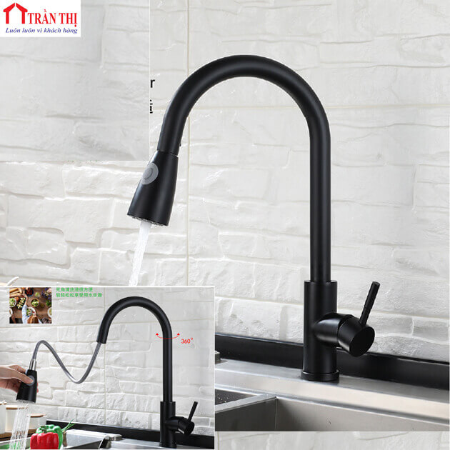 Sen Vòi Nóng Lạnh Có Dây Kéo KB002