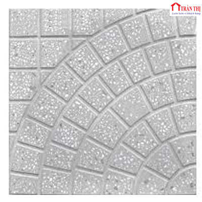 Gạch Rẽ Quạt Màu Ghi Nhạt 30x30