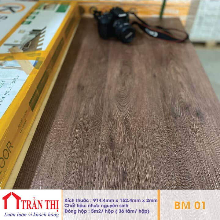 Sàn nhựa bóc dán S01