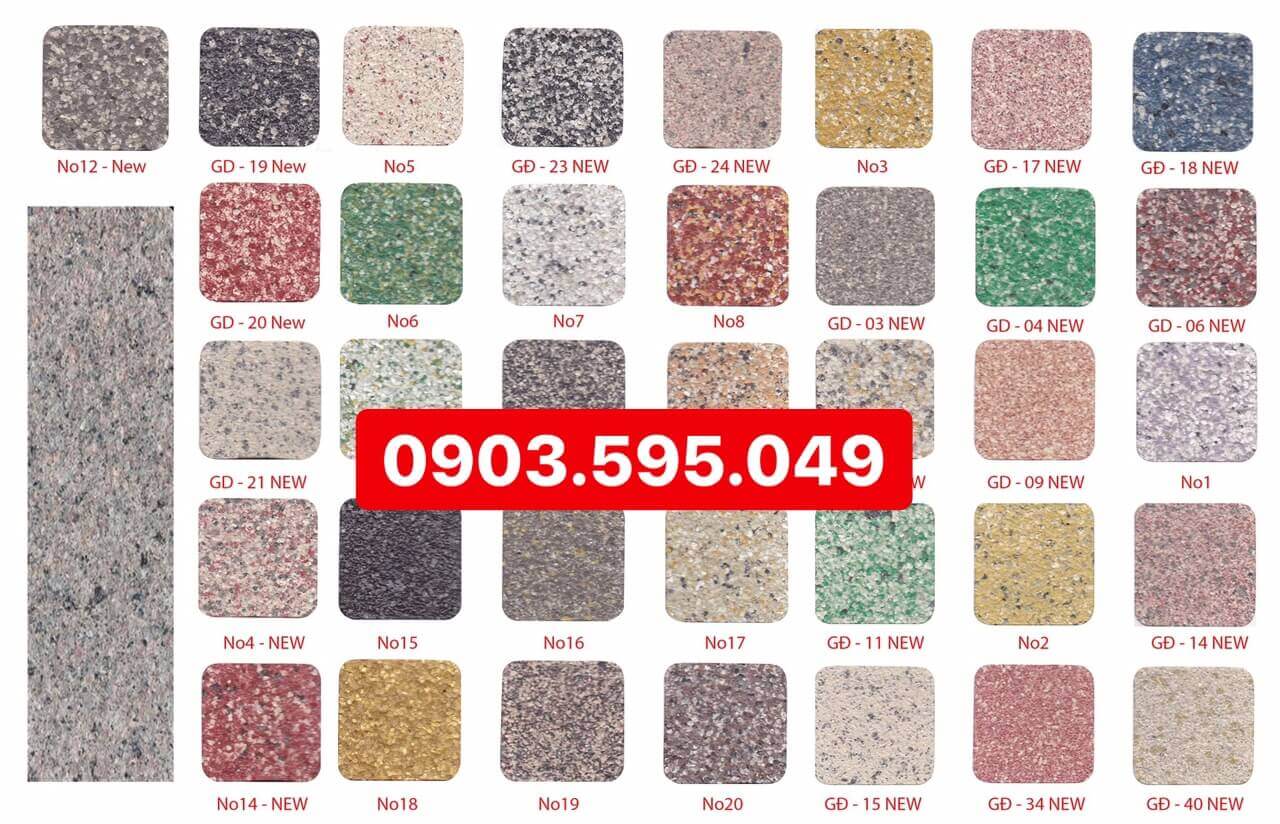 Sơn Giả Đá Kova Hạt Mịn Giá : 2.500.000