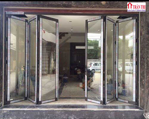 Cửa Đi Xếp Trược Nhôm Xingfa