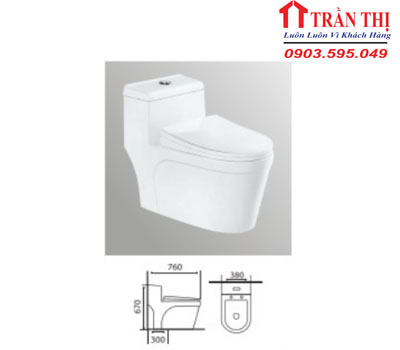 Bồn cầu RS-C906-TĐP