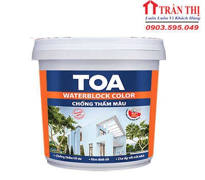 Toa WaterBloch Color - Chống Thấm Màu (Base A)-6kg