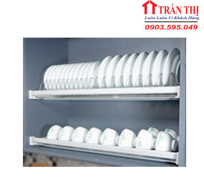 Giá Bát Đĩa Nan Cao Cấp inox Bóng_GS160-TG