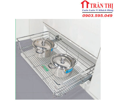 Giá Đựng Xoong Nồi inox Bóng Nan Tròn / vuông -TG