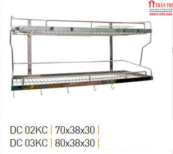 Kệ chén inox 02KC - DC