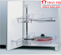 Mâm xoay 1/2 inox mờ 304 nan tròn-TG