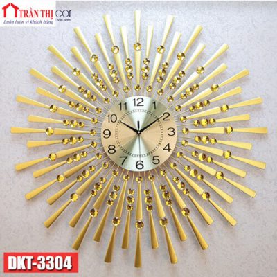 Đồng Hồ Treo Tường Mặt Trời DKT-3304-80
