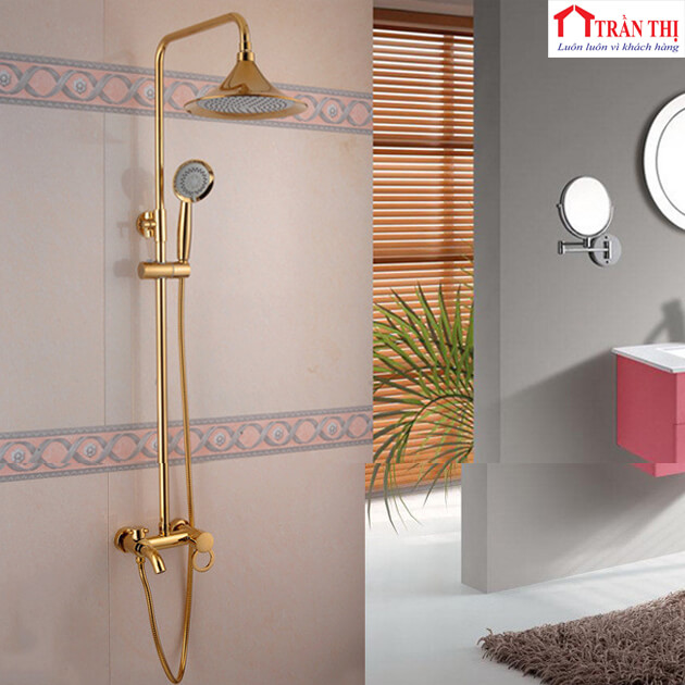Sen Tắm Nóng Lạnh Mạ Đồng GY005