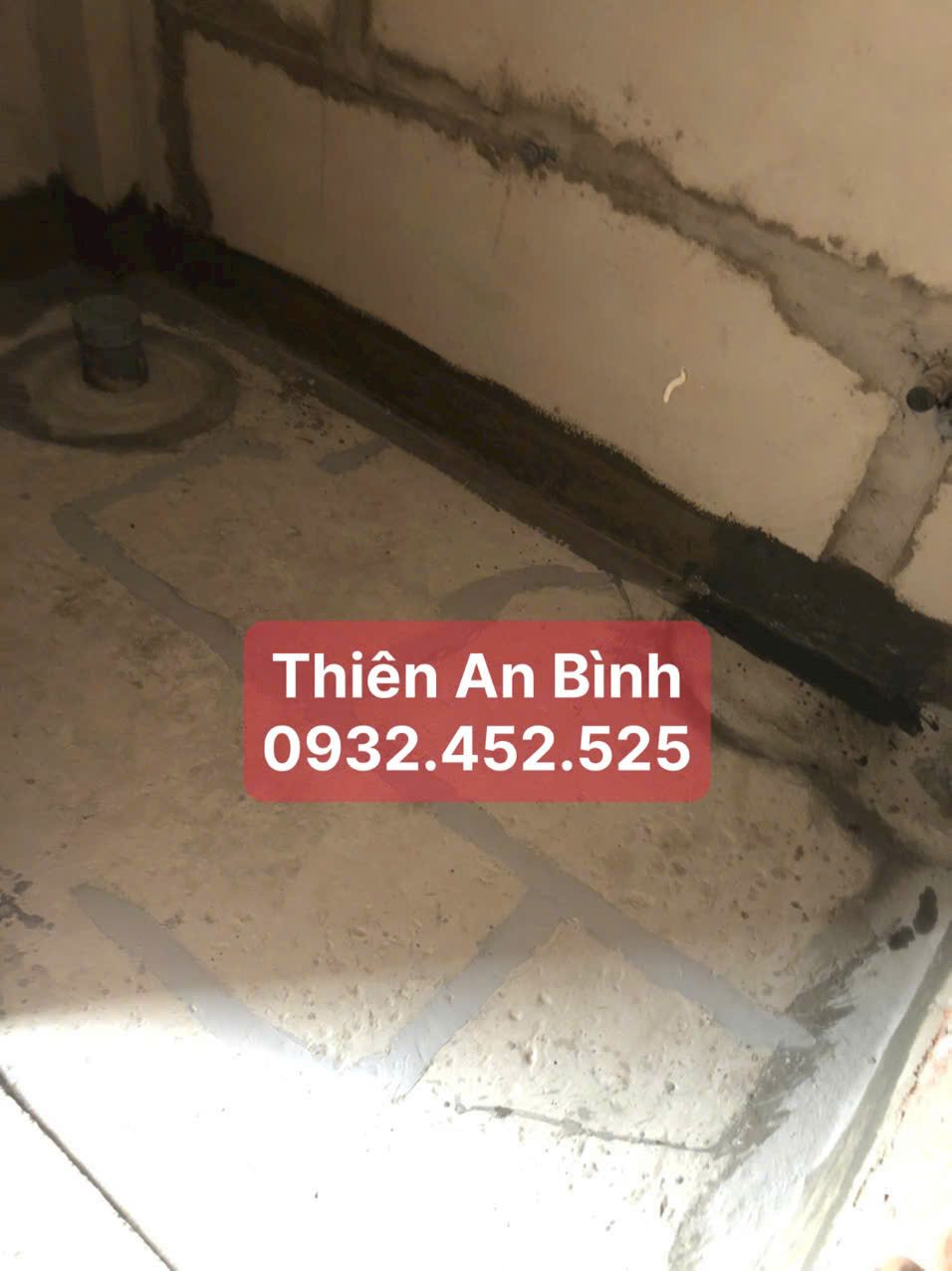 Chống thấm sàn nhà vệ sinh Đà Nẵng tại Hoàng Văn Thái