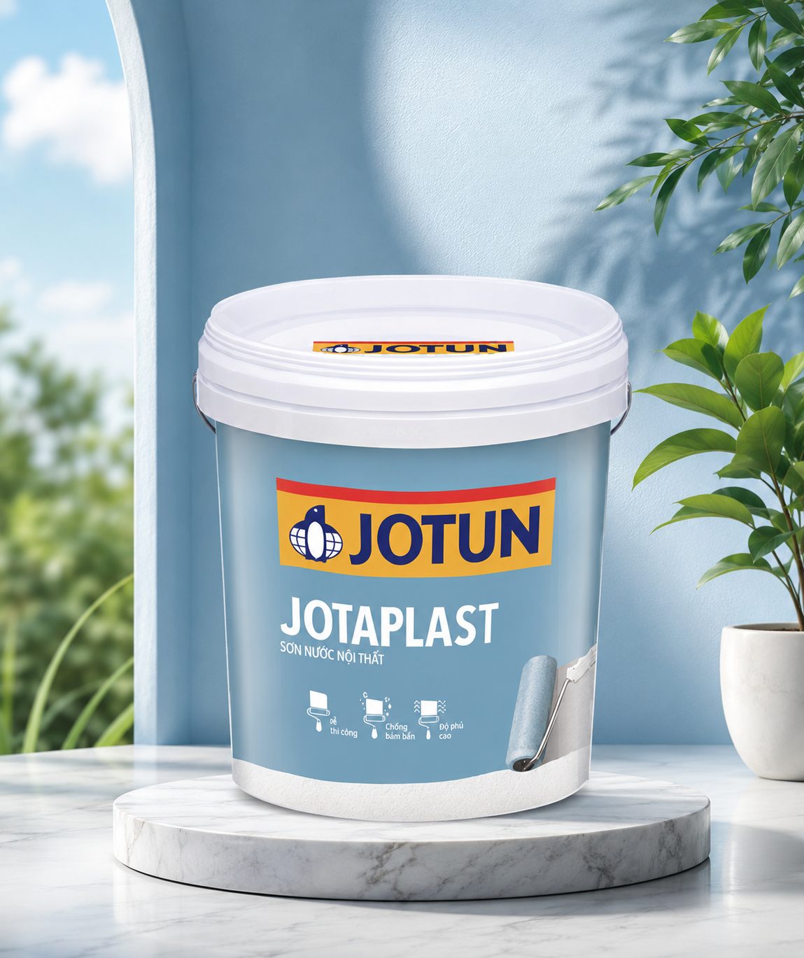 Sơn Phủ Nội Thất Jotun Jottaplast - Thùng 17 lít